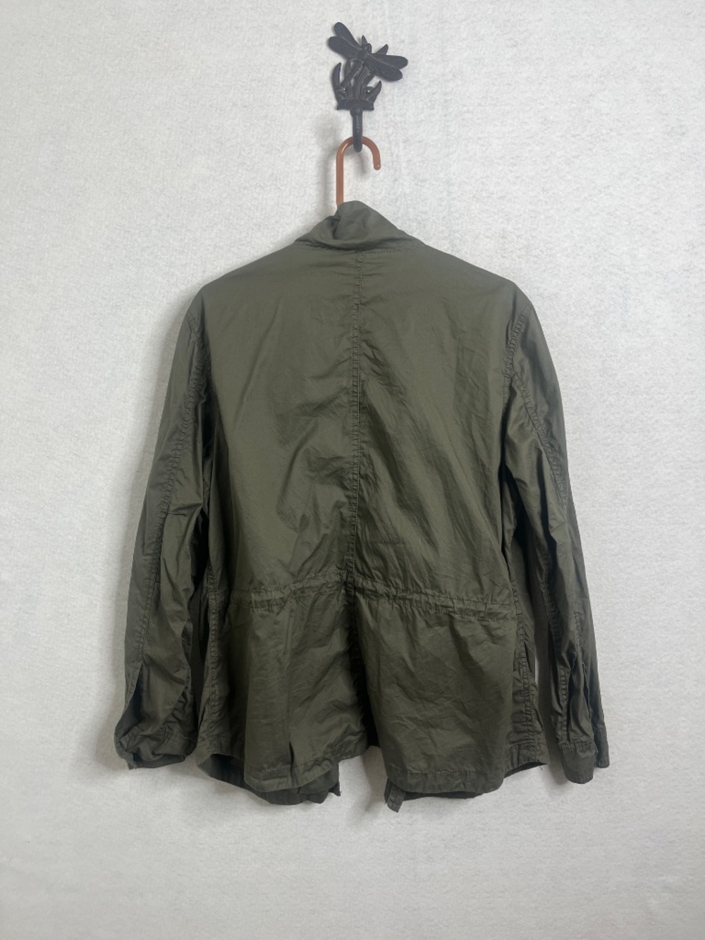 Buffalo David Bitton Olive Green Utility Jacket Lightweight Military Style Large - Picture 2 of 5